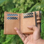 Brown Color KAVI,s Sort Leather Wallet Gift For Men (Model Brown 102)