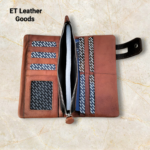 Genuine Leather ESIPOSS Long Wallet For Men